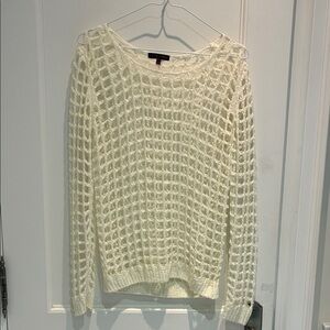 Miracle City Elegant Cream Open-Knit Sweater⭐️